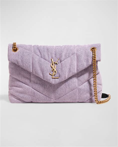 ysl purple bag|ysl purple denim bag.